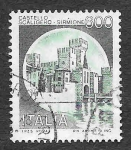 Stamps Italy -  1427 - El Castillo de Scaligero