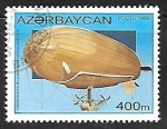 Stamps Austria -  zepelin - U.S. navy dirigible airship, 1917