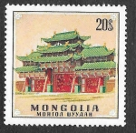 Stamps Mongolia -  592 - Palacio de Bogdo-Gegen