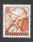 Stamps Italy -  822 - Detalla Capilla Sixtina