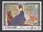 Stamps United Arab Emirates -  Yt45B -  Pinturas de Galerías de Londres, Munich y São Paulo