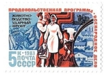 Stamps Russia -  Agricultura, ganadería e industria