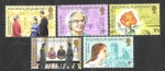 Stamps United Kingdom -  274-278 - Escenas Biográficas de Dame Sibyl Mary Hathaway  