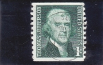 Stamps United States -  Thomas Jefferson 