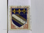 Stamps France -  Escudo de TROYES