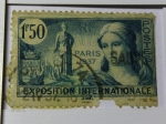 Stamps France -  Exposition Internationale  Paris 1937