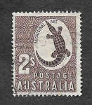 Stamps Australia -  302 - Arte Aborigen