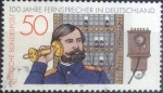 Stamps Germany -  Scott#1261 , intercambio 0,20 usd. , 50 cents. , 1977