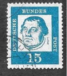 Stamps Germany -  828 - Martin Luther