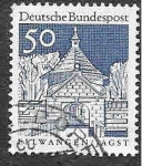 Stamps Germany -  943 - Puerta del Castillo de Ellwangen