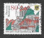 Stamps Germany -  1873 - 1000 Aniversario de la Ciudad de Quedlinburg 