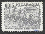 Stamps Nicaragua -  775 - Centenario de la Guerra Nacional