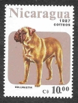 Stamps Nicaragua -  1633 - Perro