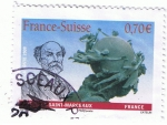 Stamps France -  France Suisse