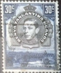 Stamps Kenya -  Scott#76 , intercambio 0,35 usd. 30 cents. 1942