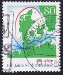 Stamps Germany -  100 años Canal Nord-Ostsee