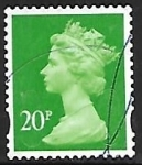 Stamps United Kingdom -  Reina Elizabeth II