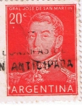 Stamps Argentina -  General Jose de San Martín  2