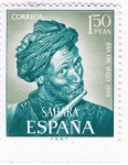 Stamps Spain -  Sahara Dia del Sello  1969