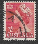 Stamps Australia -  258 - Reina Isabel II