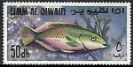 Stamps United Arab Emirates -  Peces - Parrotfish (Scarus sp.)