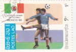 Stamps Laos -  CAMPEONATO MUNDIAL MEXICO'86