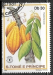 Stamps So Tom and Prncipe -  Frutas - cacao