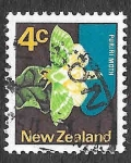 Stamps New Zealand -  443 - Polilla Puriri