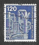 Stamps Germany -  1181 - Planta de Química