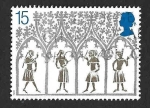 Stamps United Kingdom -  1294 - 800 Aniversario de la Catedral de Ely