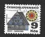 Stamps Czechoslovakia -  1740 - Casa de Campo en Turnov