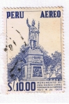 Stamps Peru -  Monumento al Inca Manco Capac