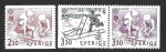 Stamps Sweden -  1736-1737-1738 - Juegos Infantiles