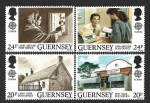 Stamps United Kingdom -  422 a 425 - Oficinas Postales (GUERNSEY)