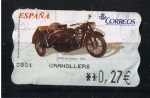 Stamps Spain -  AMTS  DKW  con sidecar   1938