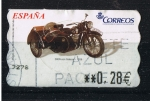 Stamps Spain -  AMTS  DKW  con sidecar   1938