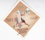 Stamps Hungary -  OLIMPIADA TOKÍO´64