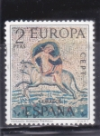 Stamps Spain -  MOSAICO ROMANO -cept(48)