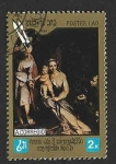 Stamps Laos -  571 - Pinturas de Correggio