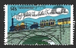 Stamps Germany -  2783 - 175 Aniversario del Primer Ferrocarril Alemán de Larga Distancia