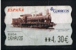 Stamps Spain -  Museo del Ferrocarril Locomotora y tender   año 1900-1901