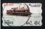 Stamps Spain -  Museo del Ferrocarril Locomotora y tender   año 1900-1901