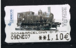 Stamps Spain -  Locomotora 1887  Museo del Ferrocarril