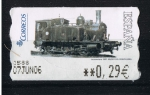 Stamps Spain -  Locomotora 1887  Museo del Ferrocarril