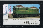 Stamps Spain -  Locomotora Estado serie 1000  Ferrocarril  Transpirenaico