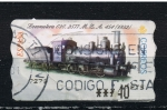 Stamps Spain -  Locomotora 030. 2577  M.Z.A. 454  año 1882