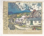 Stamps Canada -  ilustración- valle Saint-Paul