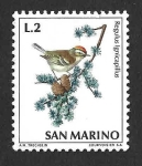 Stamps San Marino -  778 - Reyezuelo Listado