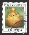 Stamps Peru -  968 - UPAE Frasco Pre-Colombino