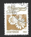 Stamps Nicaragua -  1218 - Margaritas